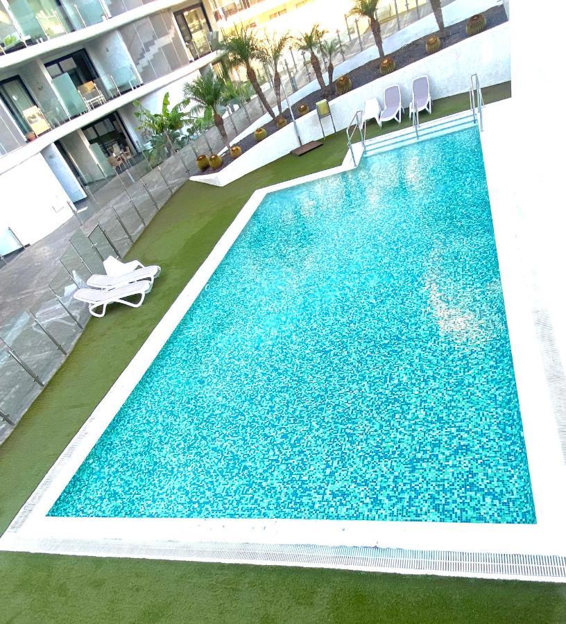 Tenerife Sur Apartment Infinity Pool Palm-mar Bagian luar foto
