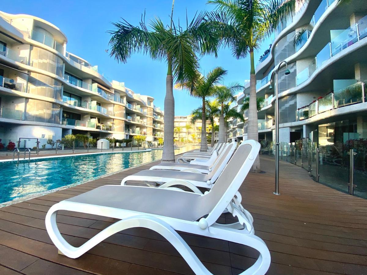 Tenerife Sur Apartment Infinity Pool Palm-mar Bagian luar foto